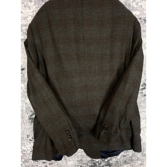 Jos A Bank Reserve Blazer Mens 48R Ethomas Windowpane Soft Shoulder Sports Coat